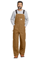 Short Firm Duck Insulated Bib Overalls
