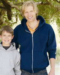 Unisex Powerblend® Full-Zip Hooded Sweatshirt