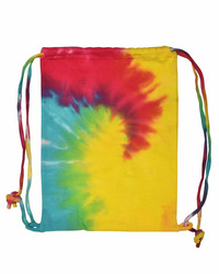 Tie-Dyed Drawstring Backpack