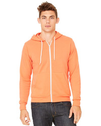 Unisex Sponge Fleece Full-Zip Hoodie Sweatshirt