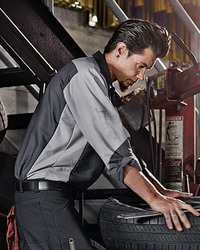 Men's Long Sleeve Automotive Crew Shirt