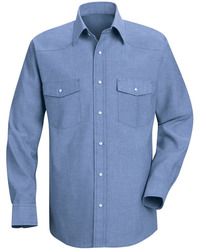 Men's Deluxe Western Style Long Sleeve Shirt
