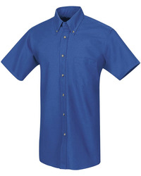 Men's Poplin Short Sleeve Dress Shirt