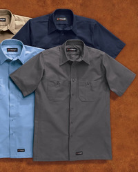 Men's Tall Short Sleeve Work Shirt