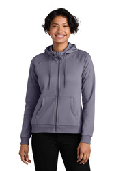 Women's Organic CVC Fleece Full Zip Hoodie