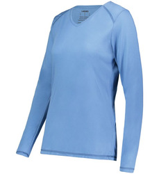 Ladies Super Soft-Spun Poly Long Sleeve Tee