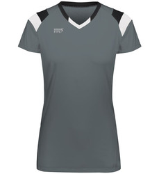 Girls TruHit Tri-Color Short Sleeve Jersey