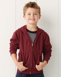 Youth NuBlend® Full-Zip Hooded Sweatshirt