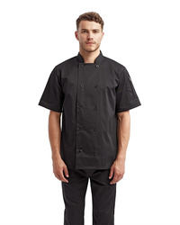 Unisex Short Sleeve Recycled Chef Coat