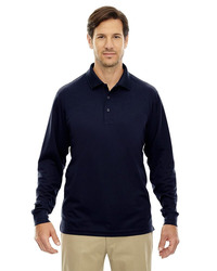 Men's Tall Pinnacle Performance Long Sleeve Piqué Polo