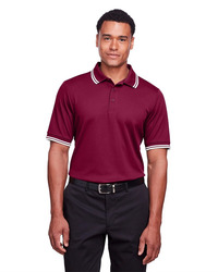 Men's CrownLux Performance® Plaited Tipped Polo