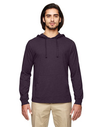 Eco Jersey Pullover Hooded Long Sleeve T-Shirt