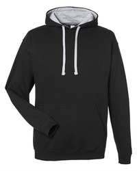 Unisex Midweight Varsity Contrast Hooded Sweatshirt