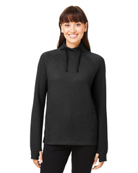 Women's Rhythm Waffle Cross-Neck Pullover