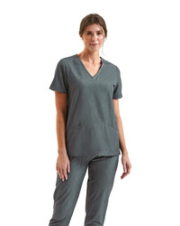 Women's Invincible V-Neck Stretch Scrub Top