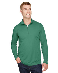 Men's Zone Sonic Heather Performance Quarter-Zip Pullover