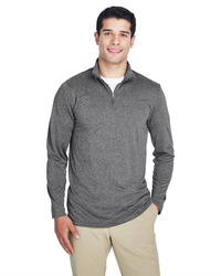 Men's Cool & Dry Heathered Performance Quarter-Zip Pullover