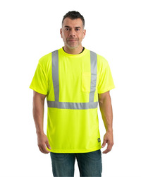 Men's Hi-Vis Class 2 Performance Pocket T-Shirt