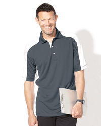 Men's Colorblocked Moisture Free Mesh Polo
