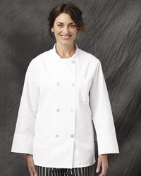 Eight Pearl Button Chef Coat