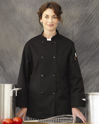 Black Traditional Chef Coat