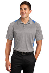 Heather Colorblock Contender Polo