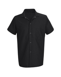 Poplin Cook Shirt with Gripper Closures