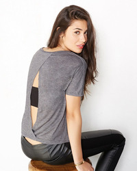 Women's Flowy Open Back Tee