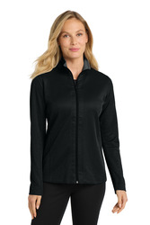 Ladies Vertical Texture Full Zip Jacket