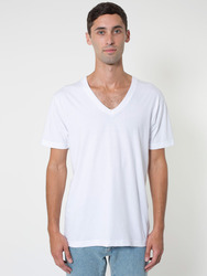 2456 Fine Jersey S/S V-Neck T-Shirt