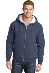 Heavyweight Sherpa Lined Hooded Fleece Jacket
