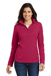 Ladies Pinpoint Mesh 1/2 Zip