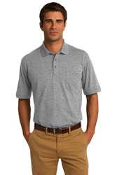Core Blend Jersey Knit Pocket Polo