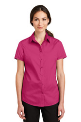 Women's Short Sleeve SuperPro Twill Shirt