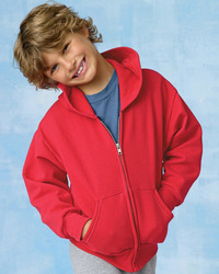 Youth EcoSmart® Full-Zip Hooded Sweatshirt