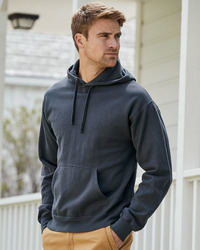 Garment-Dyed Hooded Sweatshirt