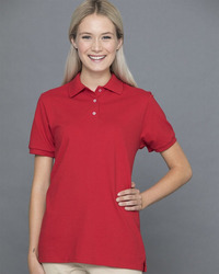 Women's 100% Ring-Spun Cotton Piqué Polo