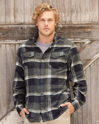 Snap Front Plaid Flannel Shirt