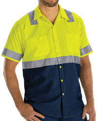 Men's Tall Enhanced & Hi-Visibility Work Shirt