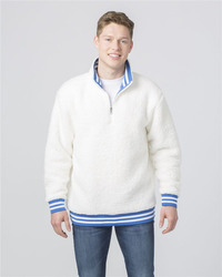 Unisex Varsity Sherpa Quarter-Zip Pullover