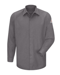 Men's Concealed-Gripper Pocketless Long Sleeve Shirt - CoolTouch® 2