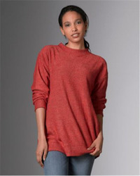 Women's Terry Mock Neck Pullover