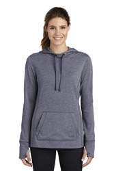 Ladies PosiCharge ® Tri Blend Wicking Fleece Hooded Pullover