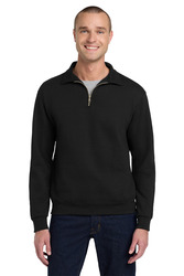 Super Sweats 1/4 Zip Sweatshirt with Cadet Collar