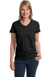Ladies V Neck T Shirt