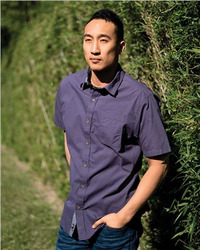 Men's Peached Printed Poplin Short Sleeve Shirt