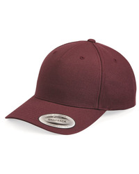 Premium Five-Panel Curved Bill Snapback Cap