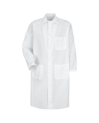 Unisex Butcher Coat with Exterior Chest Pocket