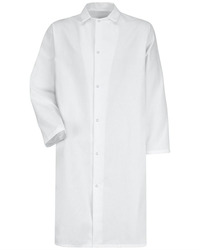Unisex Gripper - Front Butcher Frock - No Pockets