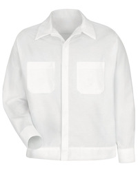 Men's Tall Button-Front Shirt Jacket